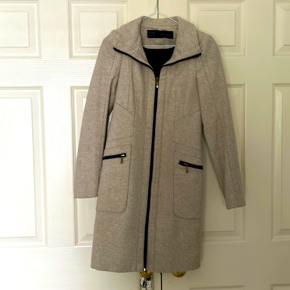 Zara Jackets & Coats Zara Overcoat In Perfect Condition Oatmeal